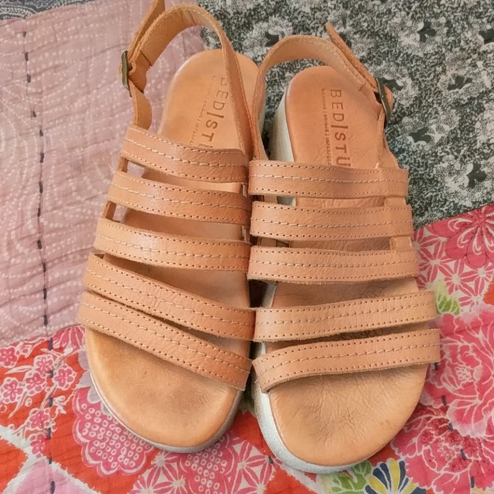 Bed Stu platform sandal